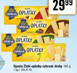 TEMPO Opavia Zlaté oplatky nabídka