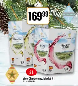 TEMPO Víno Chardonnay, Merlot nabídka