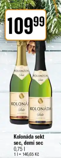 TEMPO Kolonáda sekt sec, demi sec nabídka