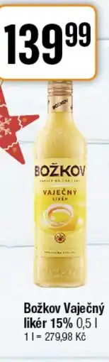 TEMPO Božkov Vaječný likér 15% nabídka