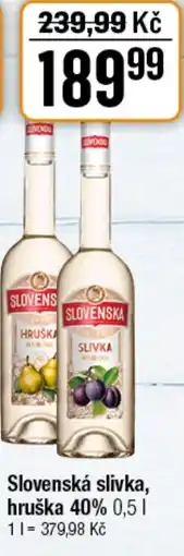 TEMPO Slovenská slivka, hruška 40% nabídka