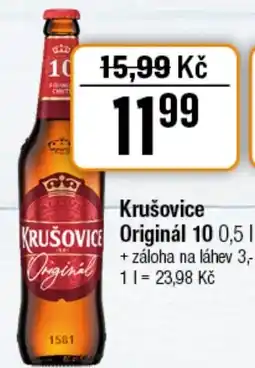 TEMPO Krušovice Originál 10 nabídka