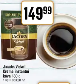 TEMPO Jacobs Velvet Crema instantní káva nabídka