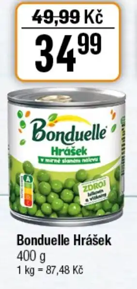 TEMPO Bonduelle Hrášek nabídka