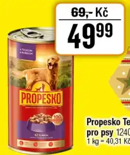 TEMPO Propesko Telecí pro psy nabídka