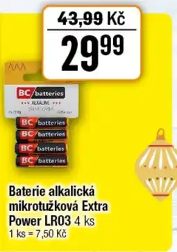 TEMPO Baterie alkalická mikrotužková Extra Power LR03 nabídka