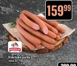 TEMPO Vídeňské párky nabídka