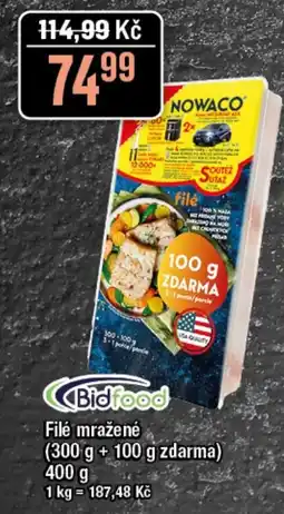 TEMPO NOWACO Filé mražené nabídka