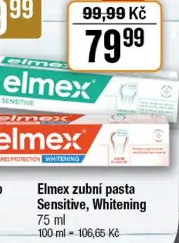 TEMPO Elmex zubní pasta Sensitive, Whitening nabídka