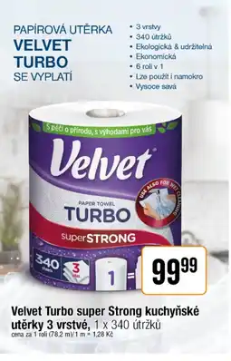 TEMPO Velvet Turbo super Strong kuchyňské utěrky 3 vrstvé nabídka