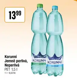 TEMPO Korunní Jemně perlivá, Neperlivá nabídka
