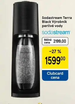 Tesco Sodastream Terra Black Výrobník perlivé vody nabídka