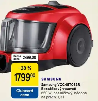 Tesco Samsung VCC45TOS3R Bezsáčkový vysavač nabídka