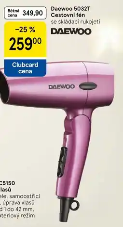 Tesco Daewoo 5032T Cestovní fén nabídka