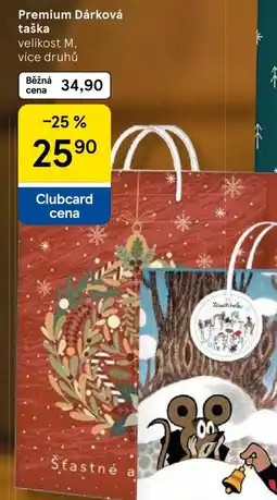 Tesco Premium Dárková taška nabídka