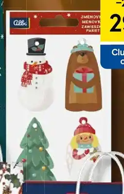 Tesco Vánoční jmenovky na dárky nabídka