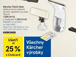 Tesco Kärcher Čistič oken nabídka