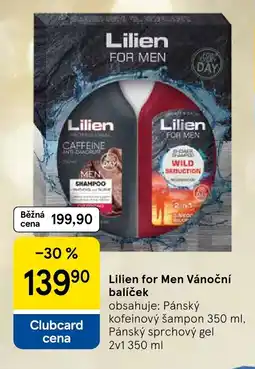 Tesco Lilien for Men Vánoční balíček nabídka