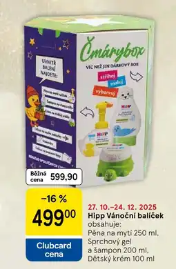 Tesco Hipp Vánoční balíček nabídka