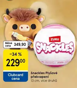 Tesco Snackles Plyšové překvapení nabídka