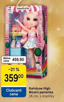 Tesco Rainbow High Módní panenka nabídka