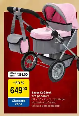 Tesco Bayer Kočárek pro panenky nabídka