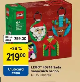 Tesco LEGO® 40744 Sada vánočních ozdob nabídka