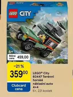 Tesco LEGO® City 60447 Terénní horské nákladní auto 4 x 4 nabídka