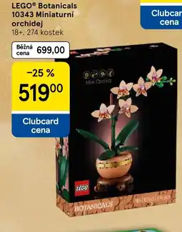 Tesco LEGO® Botanicals 10343 Miniaturní orchidej nabídka
