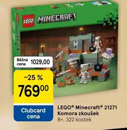 Tesco LEGO® Minecraft® 21271 Komora zkoušek nabídka