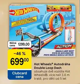 Tesco Hot Wheels® Autodráha Double Loop Dash nabídka