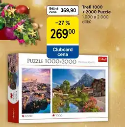 Tesco Trefl 1000 + 2000 Puzzle nabídka