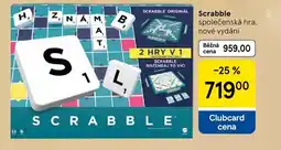 Tesco Scrabble nabídka