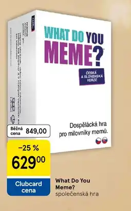 Tesco What Do You Meme? nabídka