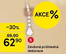 Tesco Závěsná průhledná dekorace nabídka