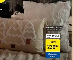 Tesco Dekorační polštář nabídka