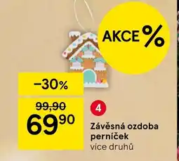 Tesco Závěsná ozdoba perníček nabídka