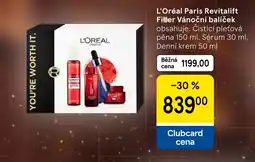 Tesco L'Oréal Paris Revitalift Filler Vánoční balíček nabídka