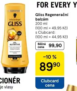 Tesco Gliss Regenerační balzám nabídka