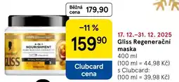 Tesco Gliss Regenerační maska nabídka
