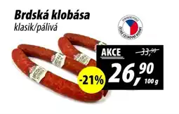 ZEMAN Brdská klobása nabídka
