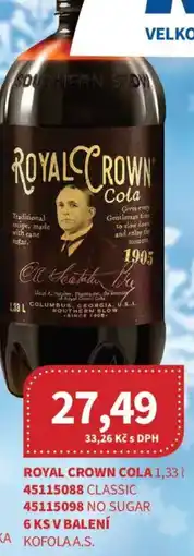 Kubík potraviny ROYAL CROWN Cola nabídka
