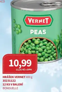 Kubík potraviny Hrášek VERNET nabídka