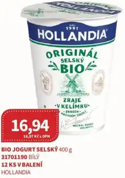Kubík potraviny HOLLANDIA Bio jogurt selský nabídka