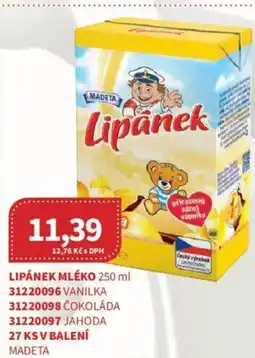 Kubík potraviny MADETA Lipánek mléko nabídka