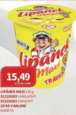 Kubík potraviny MADETA Lipánek maxi nabídka