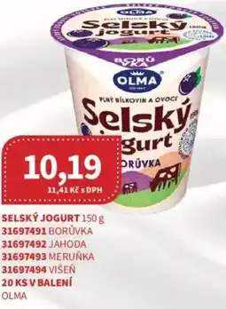 Kubík potraviny OLMA Selský jogurt nabídka