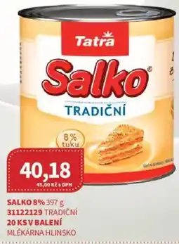 Kubík potraviny TATRA Salko 8% nabídka