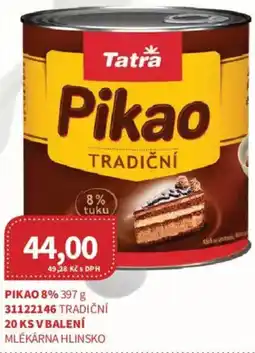 Kubík potraviny TATRA Pikao 8% nabídka
