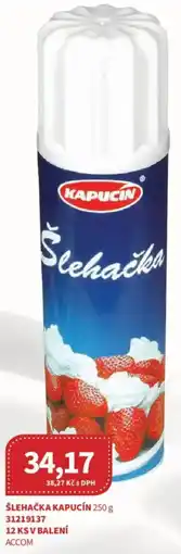 Kubík potraviny Šlehačka KAPUCÍN nabídka